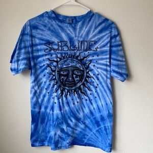 Blue TieDye Graphic Tee